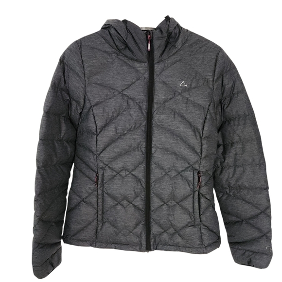PARADOX packable quilted hooded puffer jacket grey small - Picture 3 of 16